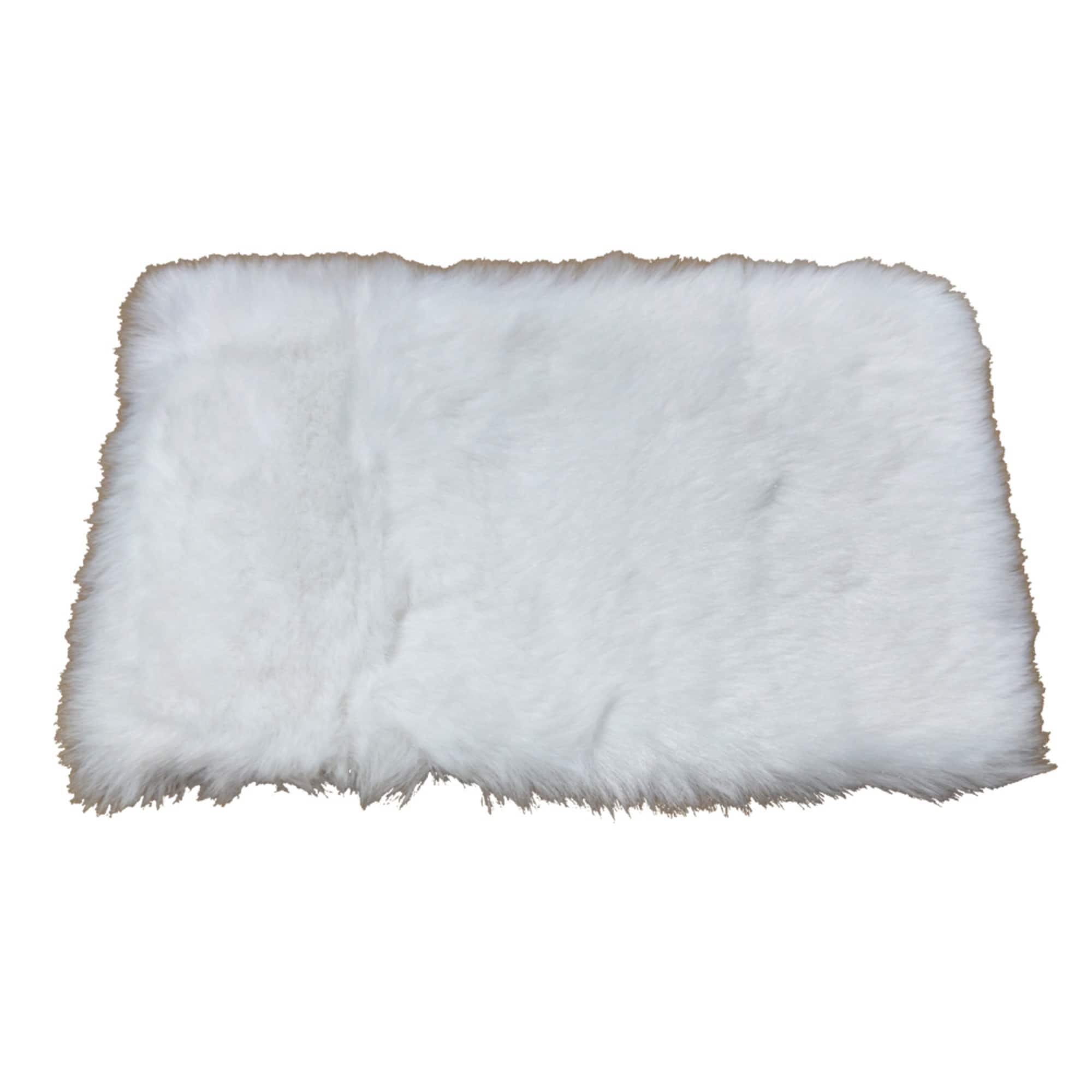 Miniature White Area Rug by Make Market®